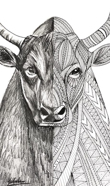 Mandala Bull