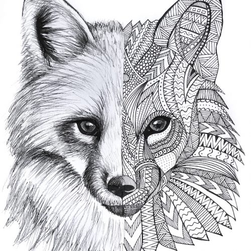 Mandala Fox