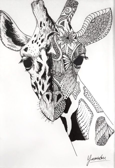 Mandala Giraffe